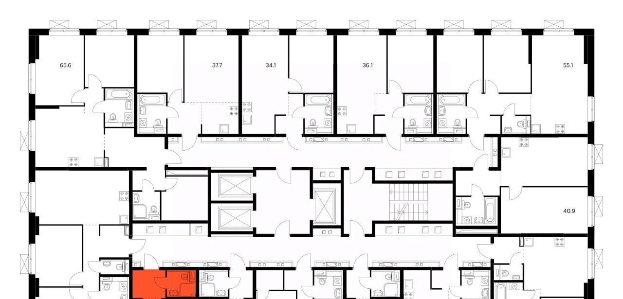 квартира г Одинцово ЖК Одинцово-1 к 1. 24, Внуково фото 2