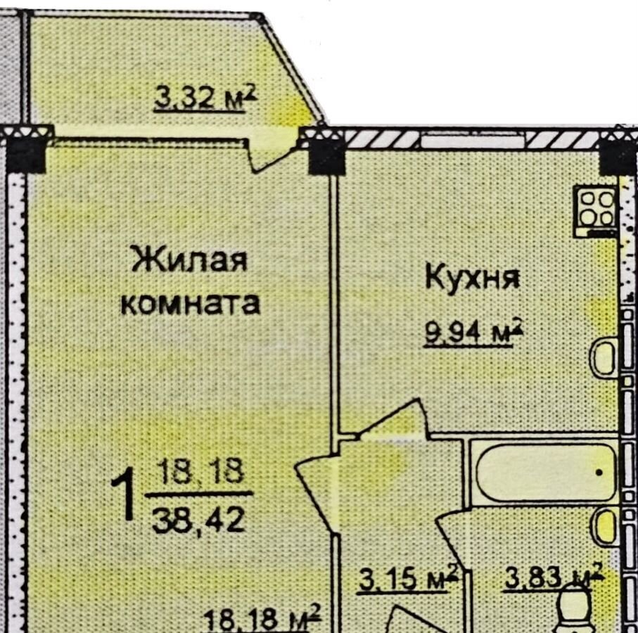 квартира г Ивантеевка проезд Фабричный 10 г. о. Пушкинский фото 14