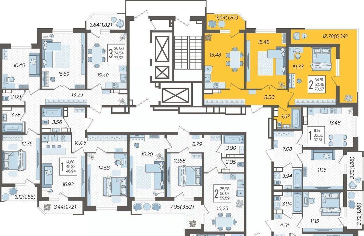квартира г Краснодар р-н Карасунский ул Уральская 87/7 фото 2
