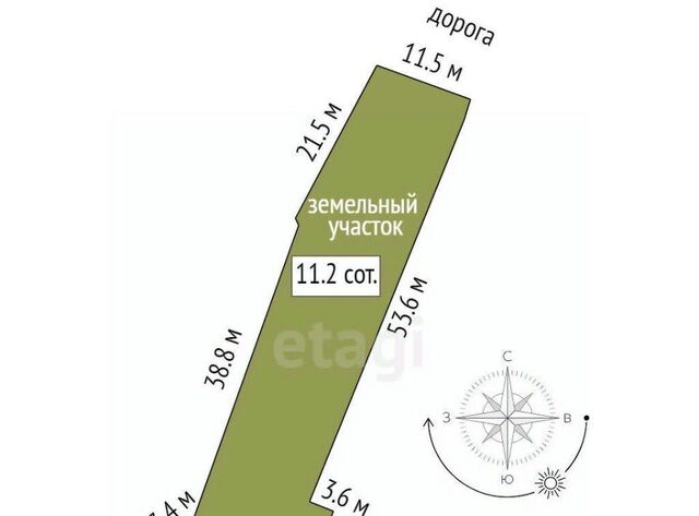 земля п Шершни р-н Центральный ул Северная 38 фото