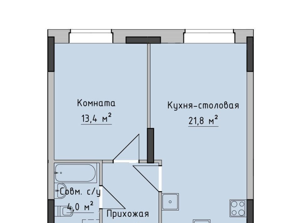 квартира г Ижевск р-н Октябрьский ул Холмогорова 89 фото 1