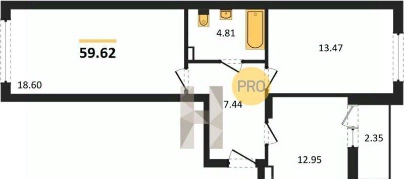 квартира г Калининград р-н Московский ул Батальная 65а фото 3