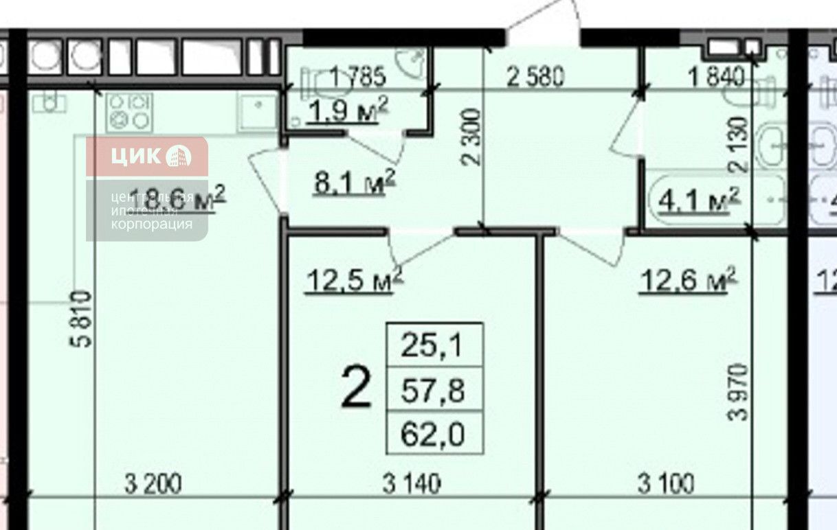 квартира г Рязань р-н Московский ул Медицинская 5 фото 2