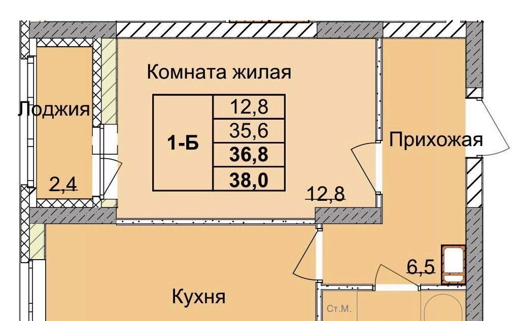 квартира г Нижний Новгород Горьковская ул 1-я Оранжерейная 24а фото 1