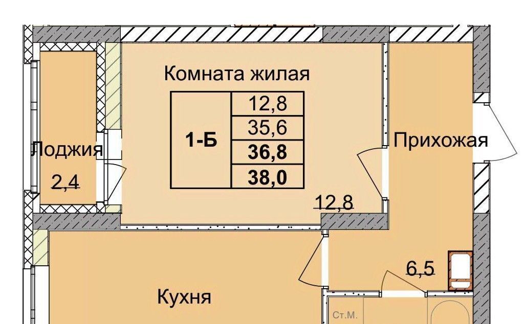 квартира г Нижний Новгород Горьковская ул 1-я Оранжерейная 24а фото 1