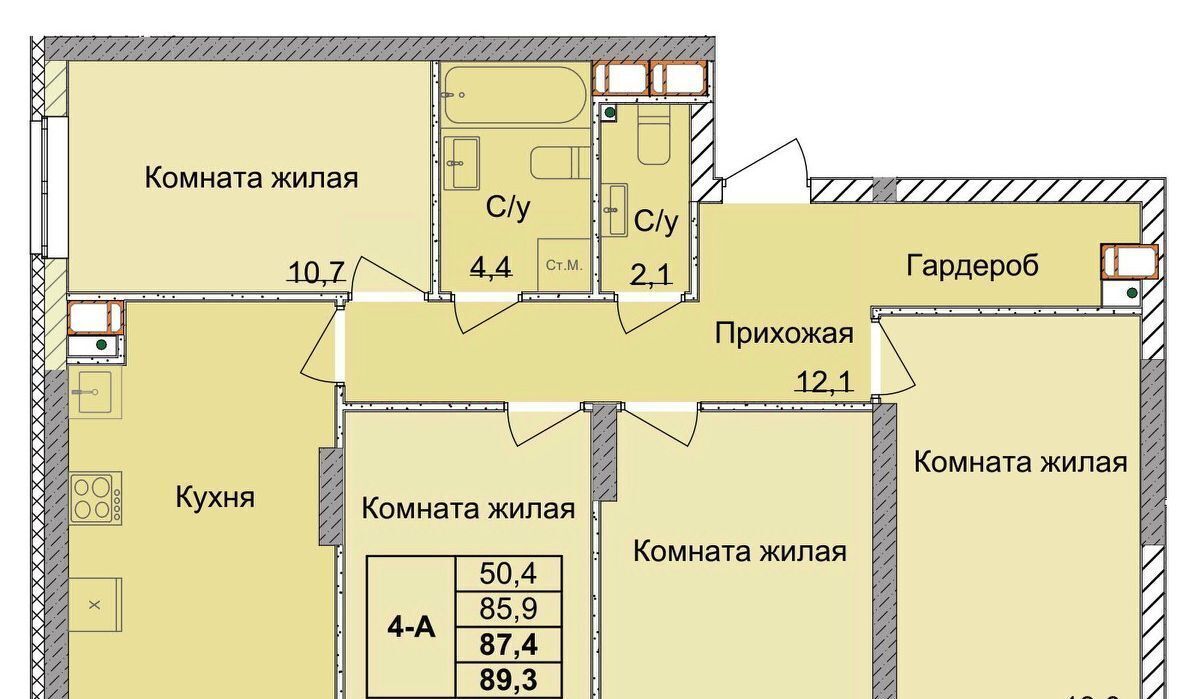 квартира г Нижний Новгород Горьковская ул 1-я Оранжерейная 24а фото 1