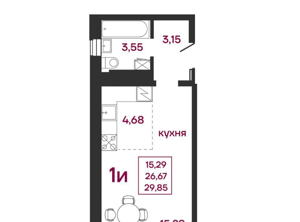квартира г Пенза р-н Железнодорожный ул Баталина 31 фото 1
