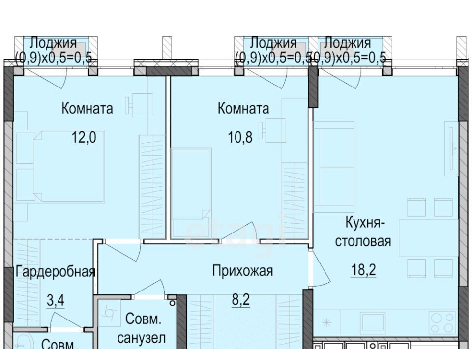 квартира г Казань Аметьево, Паркмаяк жилой комплекс фото 1