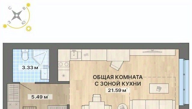 квартира г Екатеринбург Чкаловская ул Академика Парина фото 1