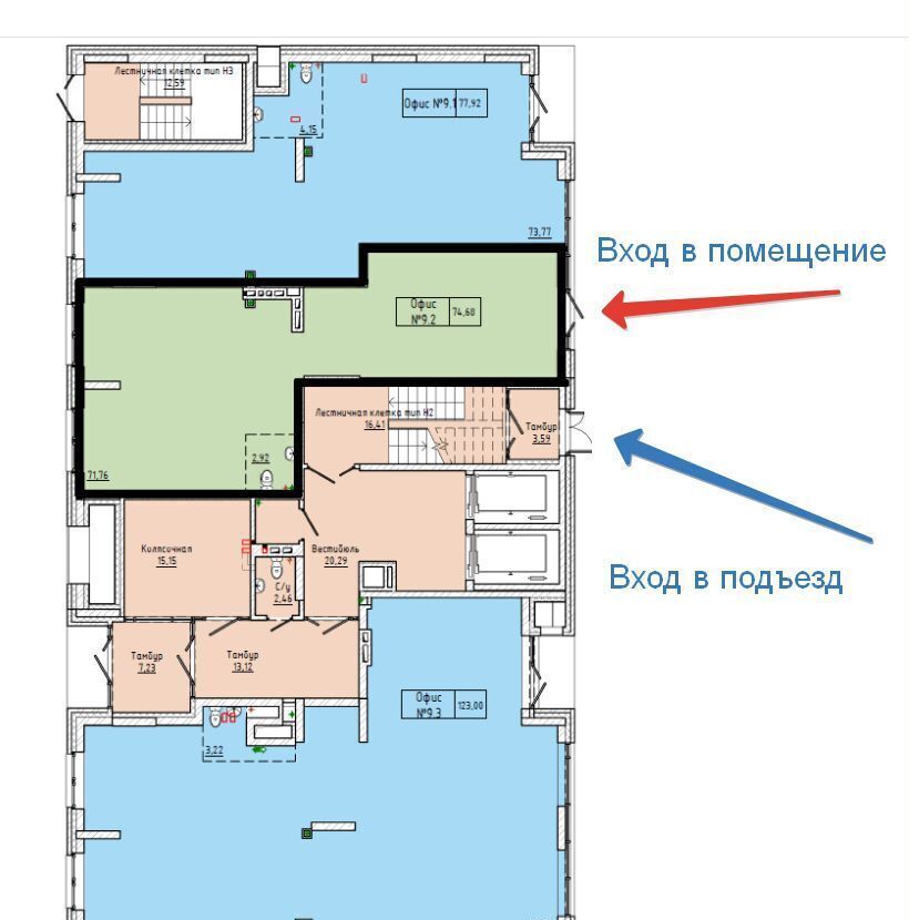 свободного назначения г Новосибирск Заельцовская пр-кт Красный 167к/9 фото 2