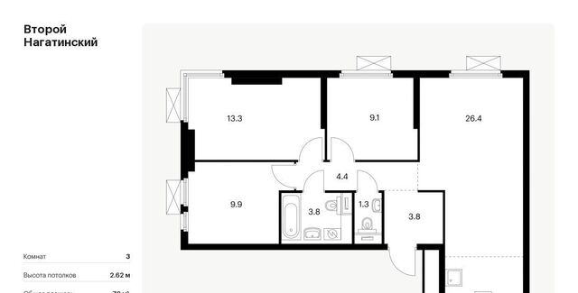 метро Нагатинская Второй Нагатинский к 1. 3 фото