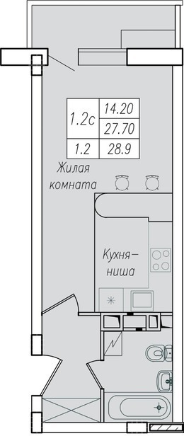 квартира г Курск р-н Центральный ул Энгельса 134б фото 2