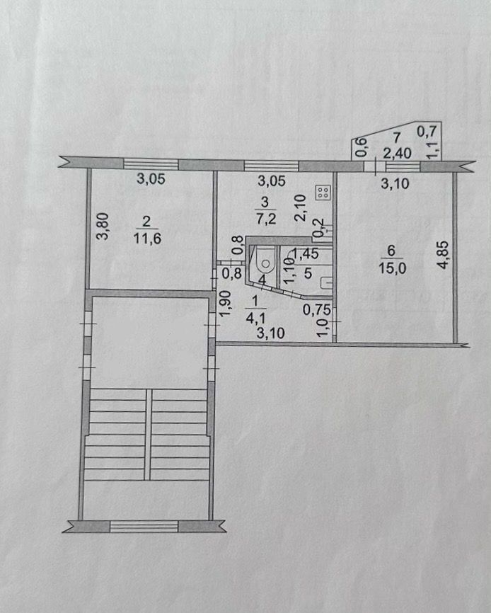 квартира г Дмитров ул Космонавтов 25 Дмитровский г. о. фото 11