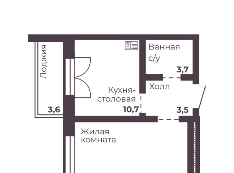 квартира г Челябинск р-н Тракторозаводский ЖК Ленина 4 фото 1