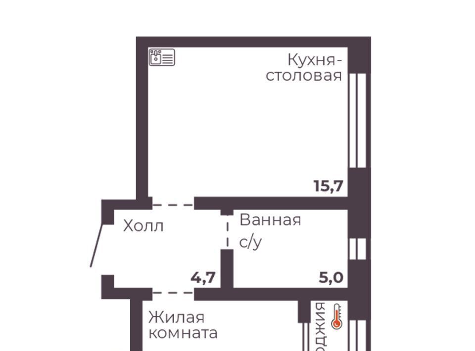 квартира г Челябинск р-н Тракторозаводский ЖК Ленина 4 фото 1