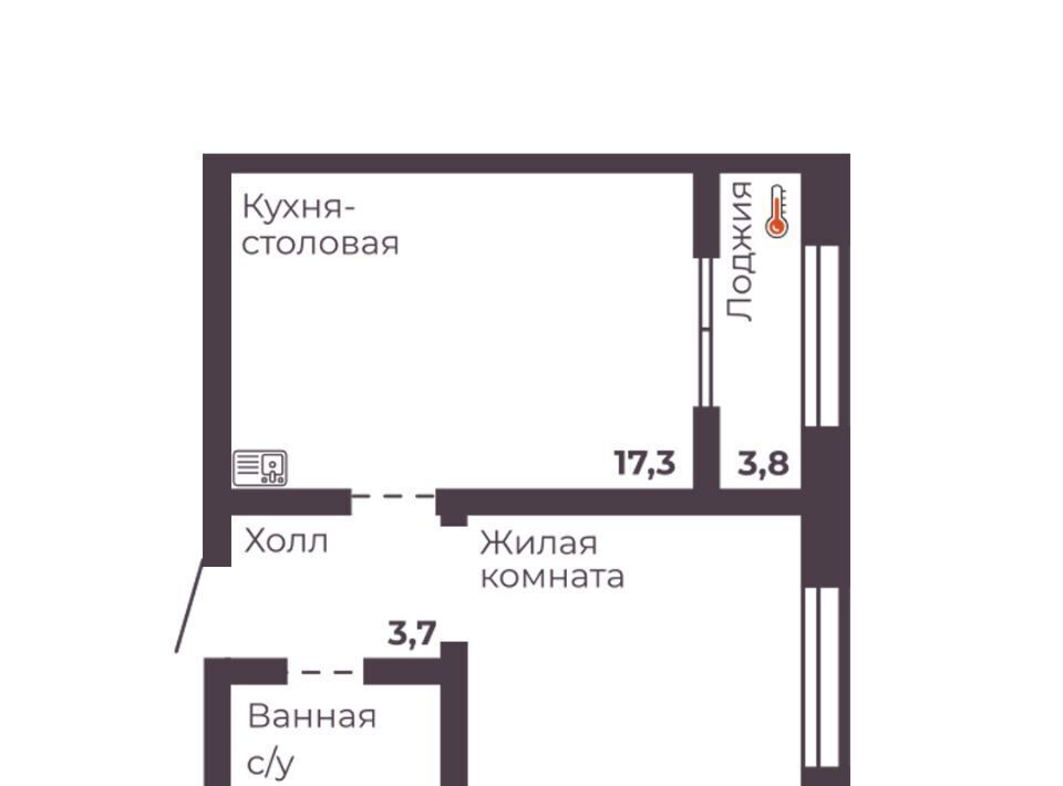 квартира г Челябинск р-н Тракторозаводский ЖК Ленина 4 фото 1