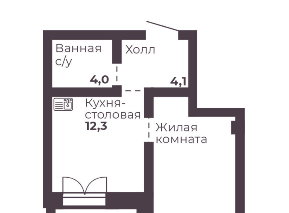 квартира г Челябинск р-н Тракторозаводский ЖК Ленина 4 фото 1