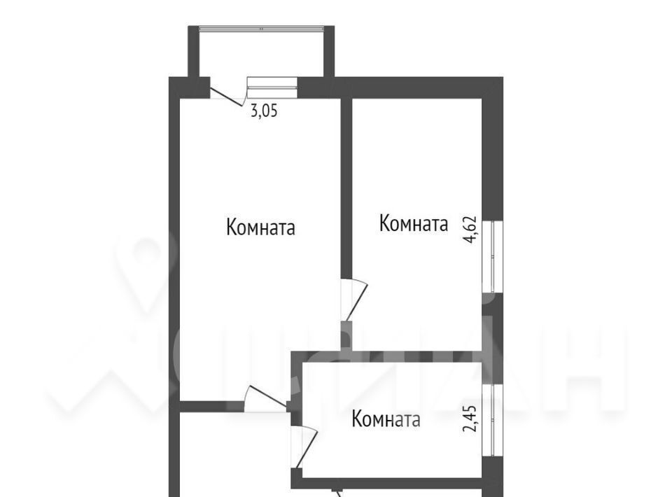 квартира р-н Котовский г Котово ул Коммунистическая 78 фото 2