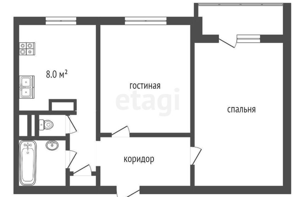 квартира г Симферополь ул Маршала Жукова 33 Симферопольский район фото 10