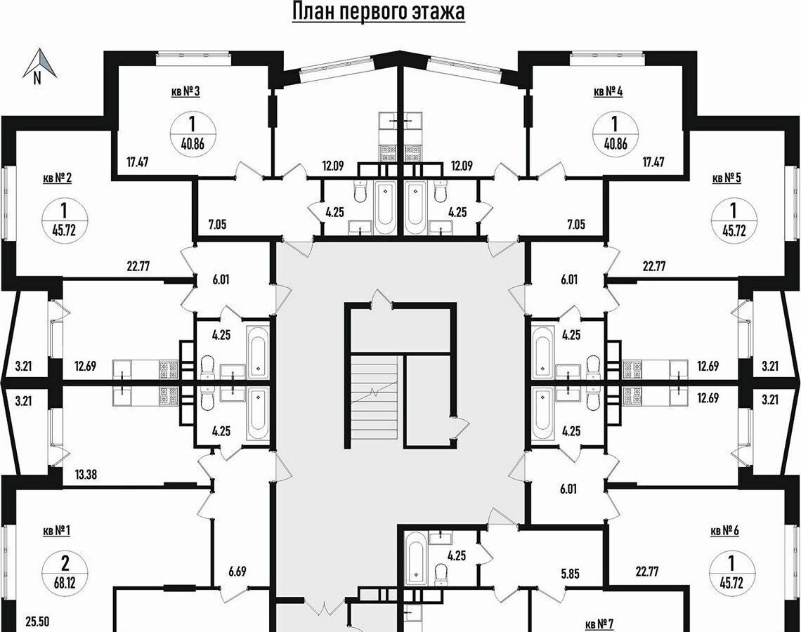 квартира г Москва п Новофедоровское ТиНАО ул Генерала Донскова 25к/4 фото 2