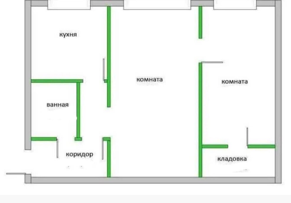 квартира г Казань ул Декабристов 182 Казань, Северный Вокзал фото 20