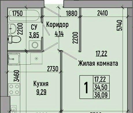 квартира г Волгоград р-н Советский жилой район Долина-2 жилрайон фото 1