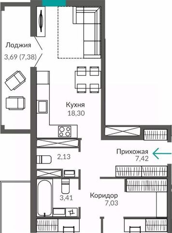 р-н Киевский Крымская Роза ЖК «Абрикос 2» фото