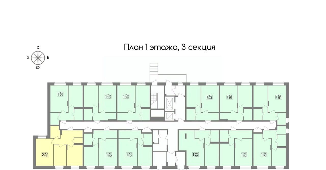 квартира г Тула п Западный 2-й ул Маяковского 39 п Скуратовский р-н Центральный фото 3