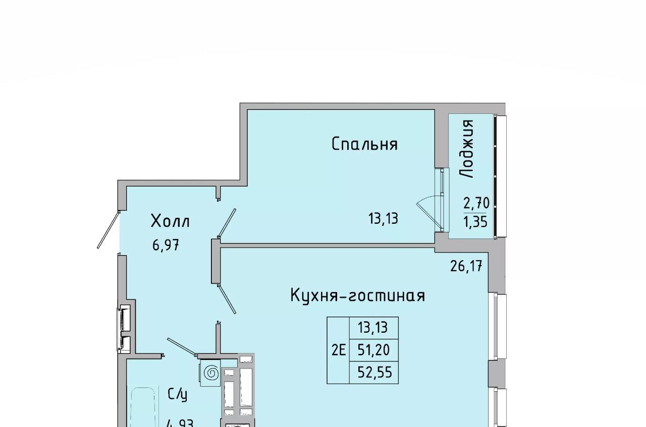 квартира г Батайск ул Ушинского 27ак/3 фото 2