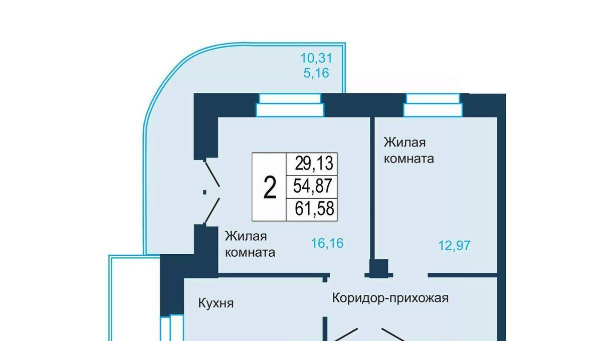 квартира г Красноярск р-н Советский Северный пер Светлогорский 2о фото 1