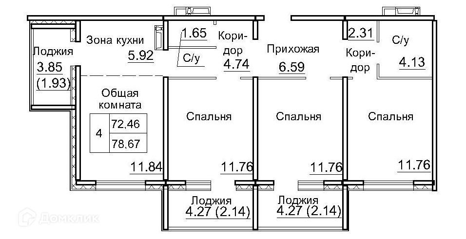 квартира р-н Новосибирский рп Краснообск мкр 3 15/1 фото 1