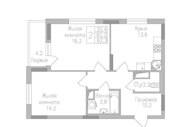 квартира р-н Правобережный ул Тельмана 3 фото