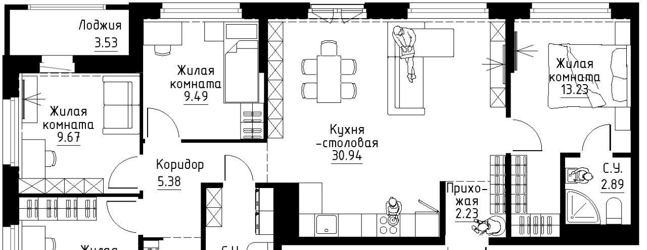 квартира г Екатеринбург Ботаническая б-р Золотистый 13 фото 1