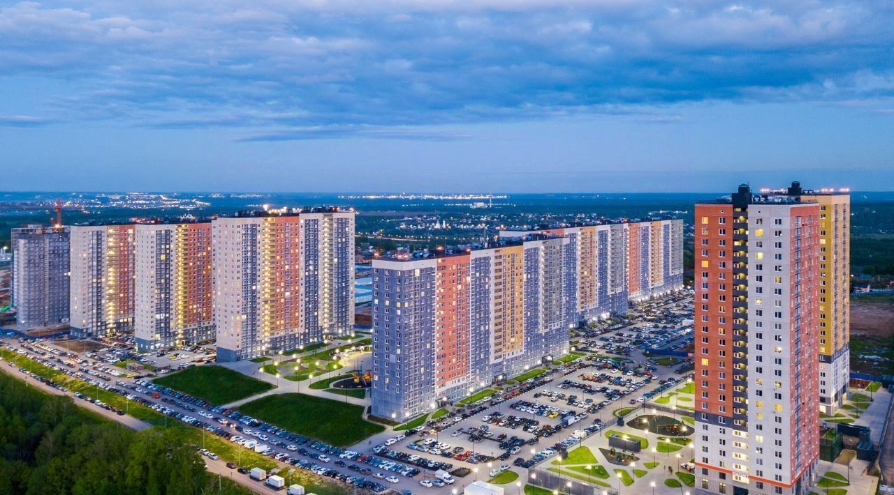квартира г Нижний Новгород Горьковская ЖК КМ Анкудиновский Парк 50 д. Анкудиновка фото 2