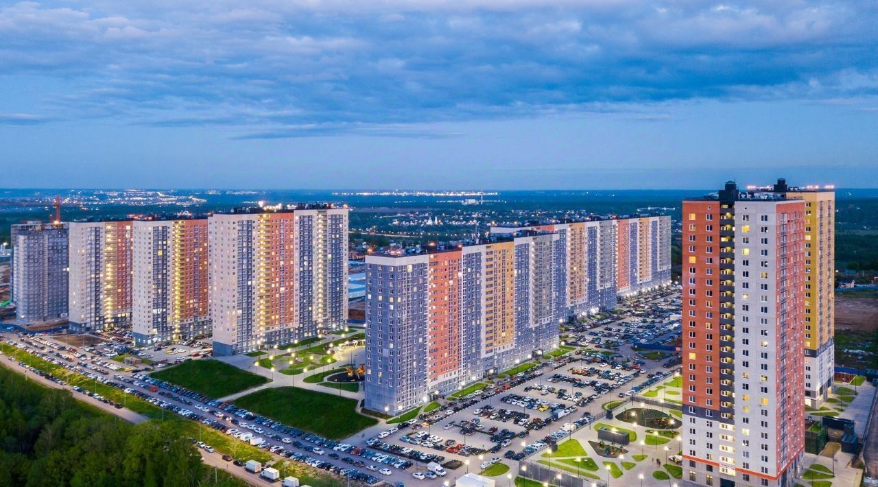 квартира г Нижний Новгород Горьковская ЖК КМ Анкудиновский Парк 50 д. Анкудиновка фото 2