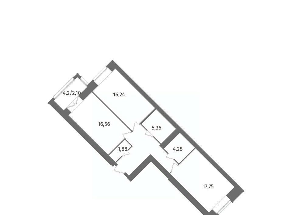 квартира г Санкт-Петербург метро Озерки ул Лиственная 20к/2 фото 1