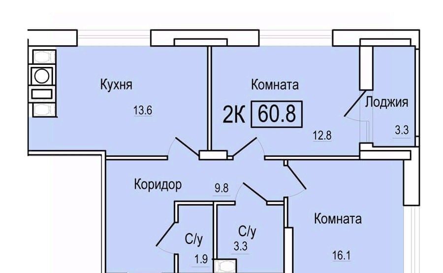 квартира г Смоленск р-н Заднепровский ул Восточная 1-я фото 1