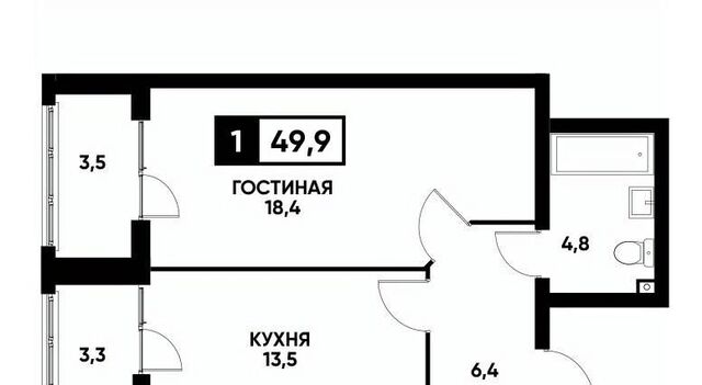 р-н Промышленный ул Андрея Голуба 12к/3 фото