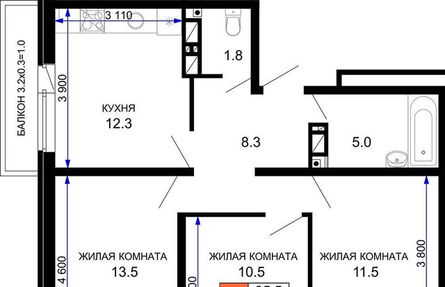 квартира р-н Прикубанский фото