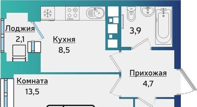 квартира р-н Индустриальный фото