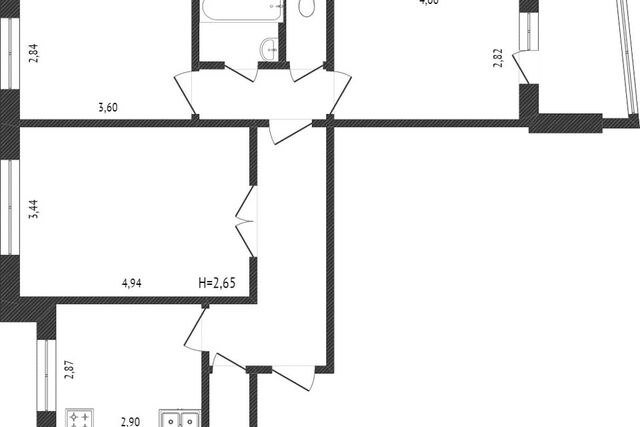 квартира дом 3 Омский район фото