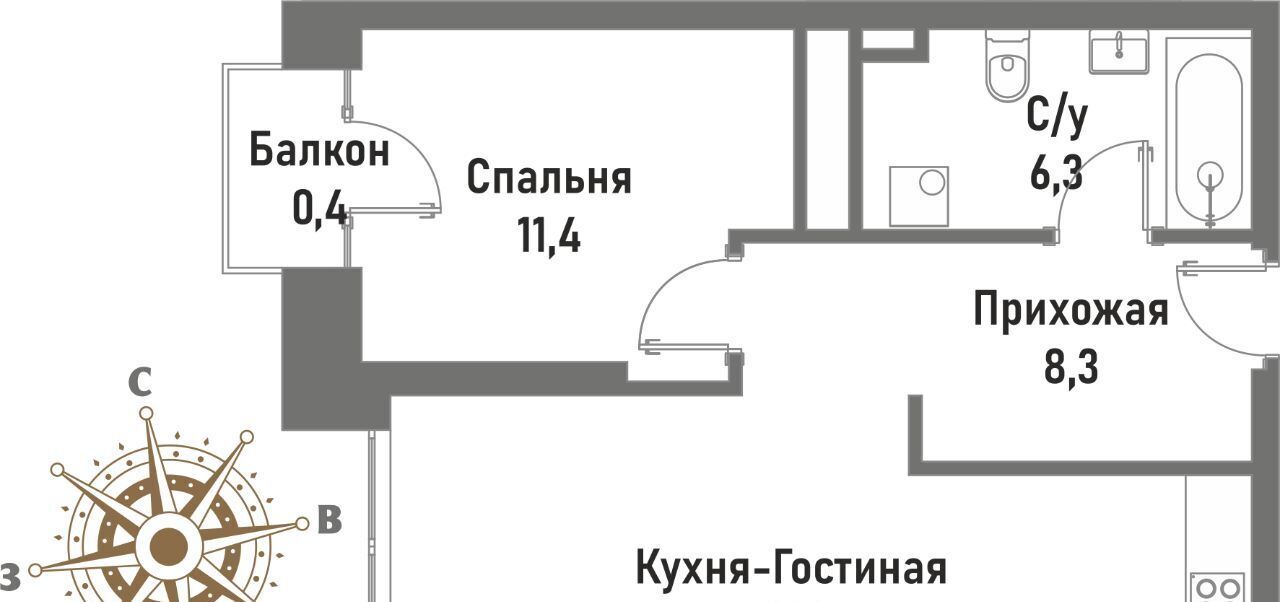 квартира г Москва метро Сокольники ул Матросская Тишина 12 фото 1