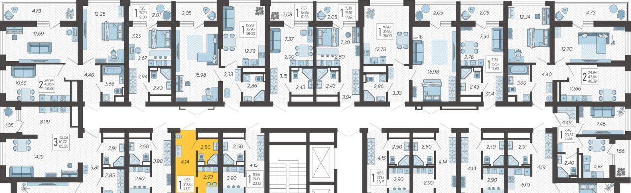 квартира г Сочи р-н Хостинский ЖК «Кислород» 5 фото 3