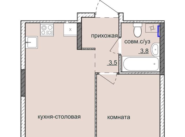 квартира р-н Индустриальный Культбаза жилрайон, 8-й мкр фото