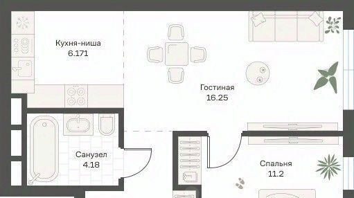 квартира г Москва метро Нахимовский проспект Новые Академики жилой комплекс, 31/2 фото 1