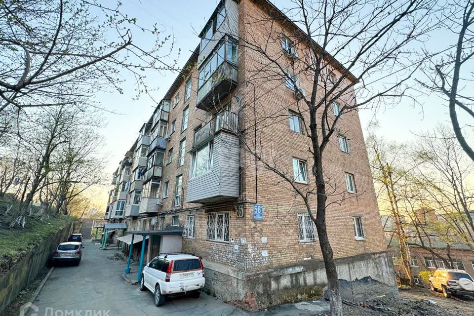квартира г Владивосток ул Адмирала Кузнецова 56а Владивостокский городской округ фото 5