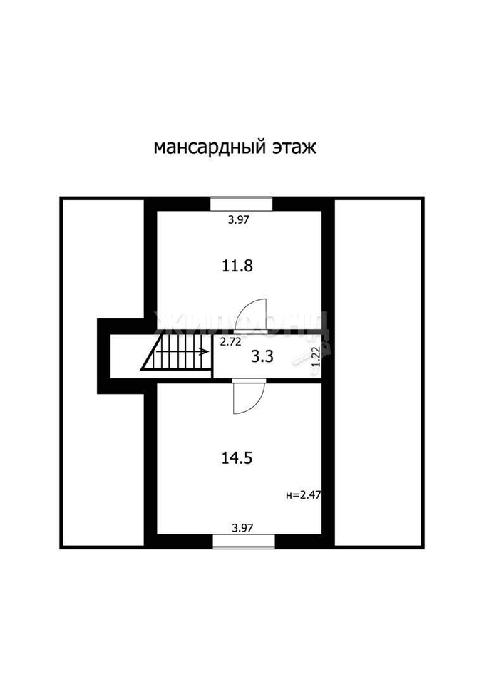 дом р-н Новосибирский с Каменка Близкий микрорайон, д. 953 фото 23