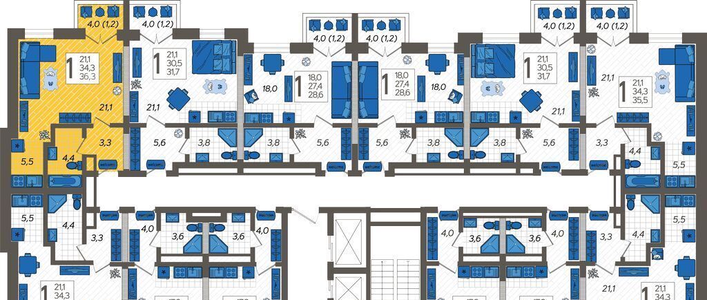 квартира г Сочи р-н Адлерский ул Искры 88/5 фото 1