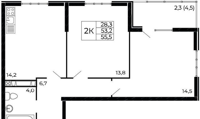 р-н Советский XI мкр, кв-л 11-6, стр. 11-6-4 фото