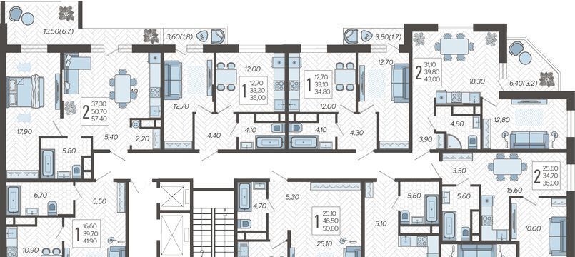 квартира г Краснодар р-н Прикубанский ул Садовое кольцо 9 ЖК «Зеленодар» фото 2